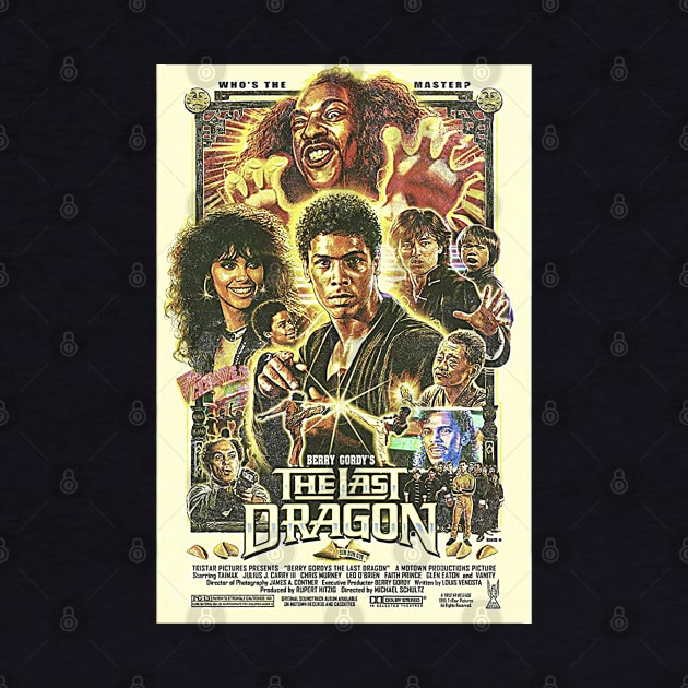 The Last Dragon Movie Poster by Alema Art